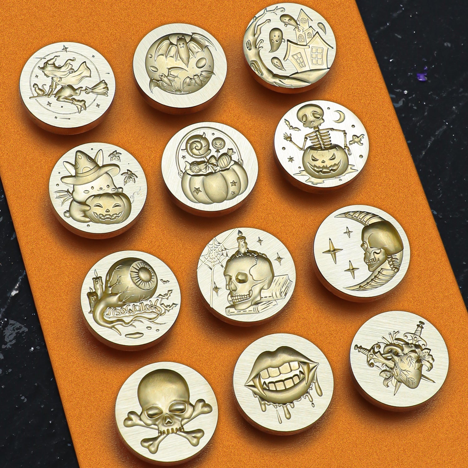 Halloween Style Stamps for Wax Seal 3D
