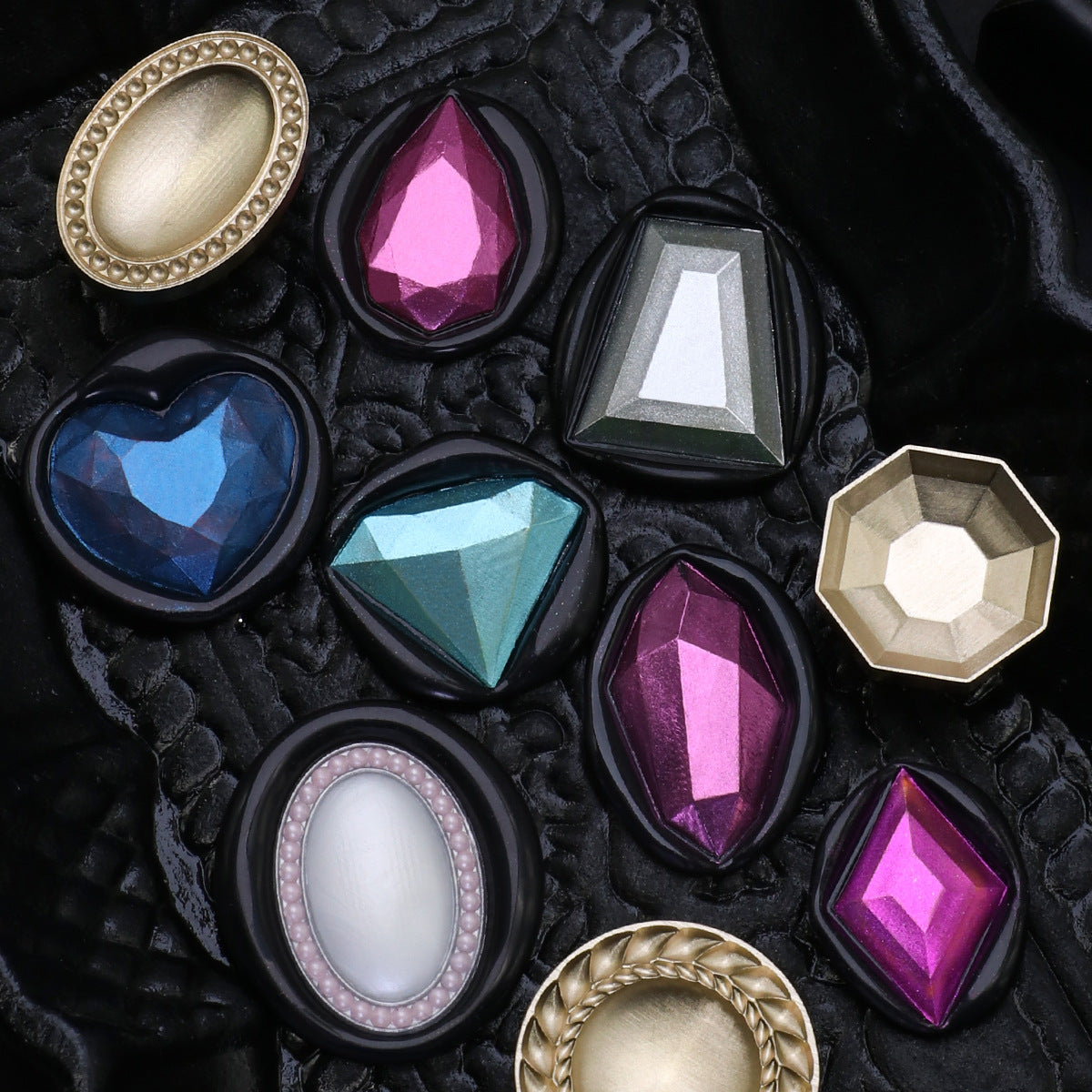 3D Diamond Shape Stamp Seal