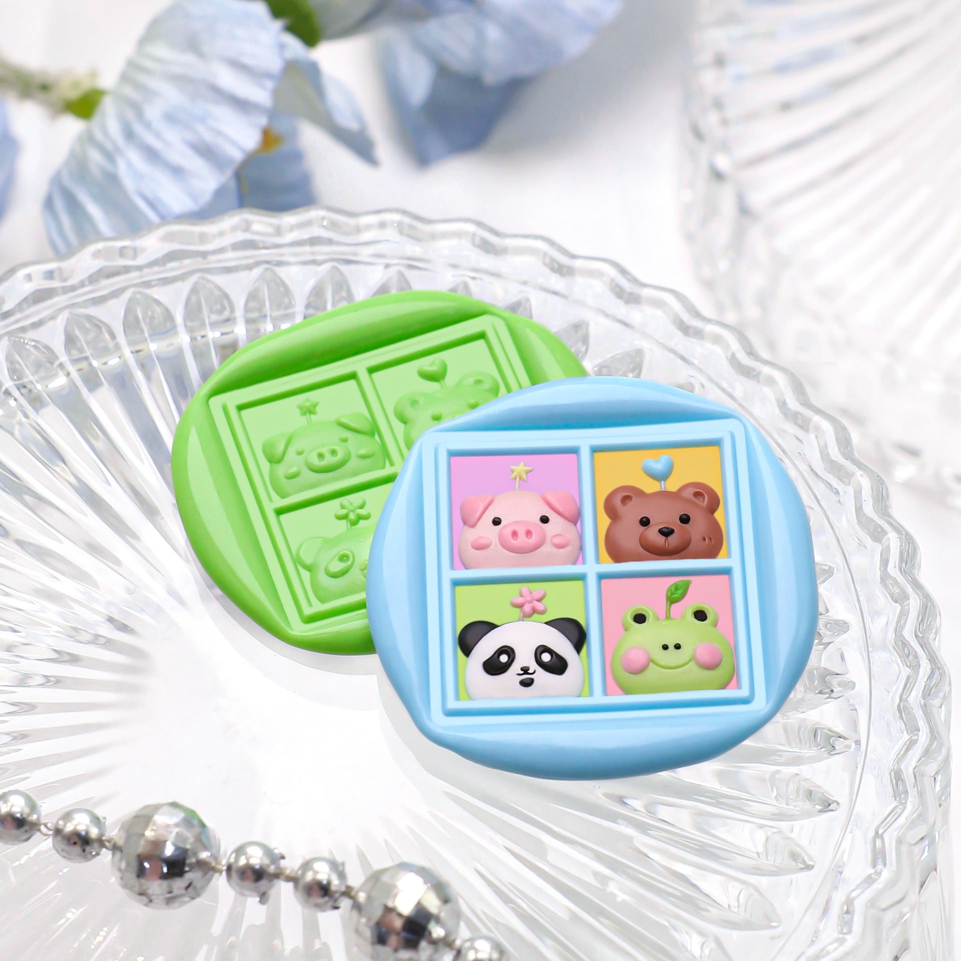 Square Stamp 4 Seasons