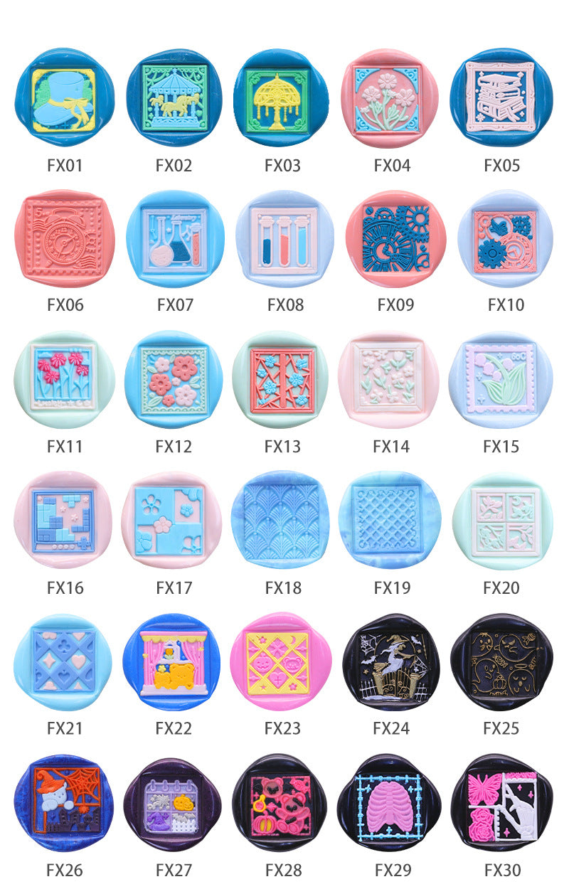 New Pretty Square Stamps