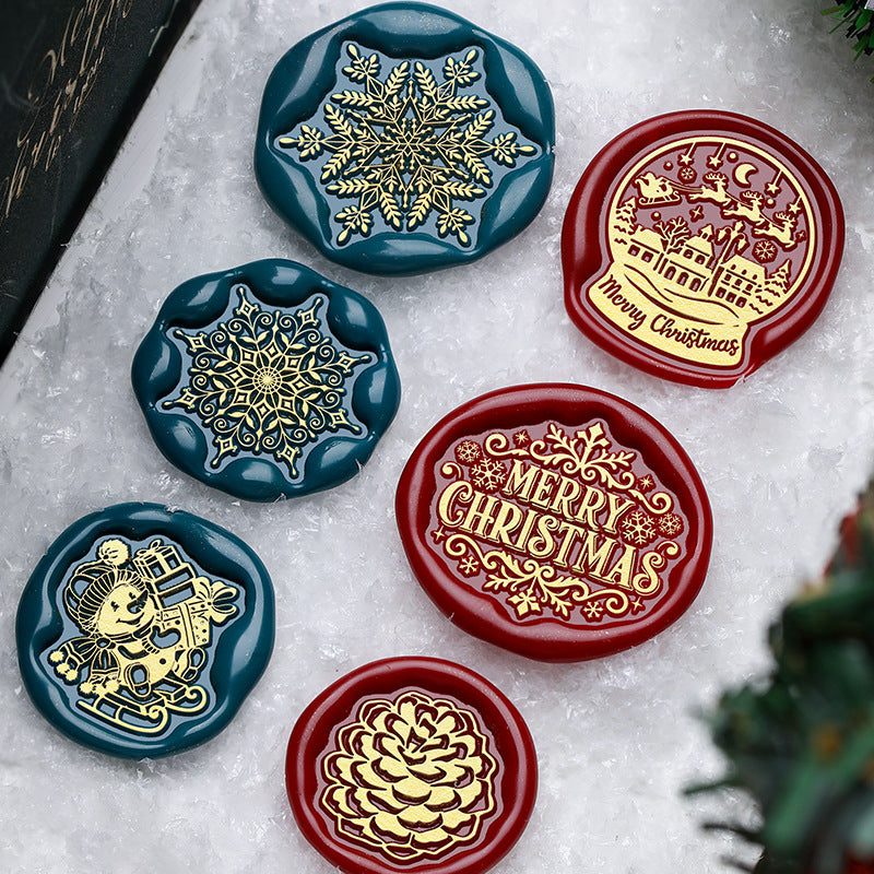 Christmas Stamp Irregular Shape 3D