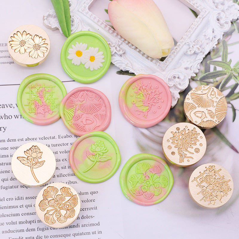 Flower Plant Stamps