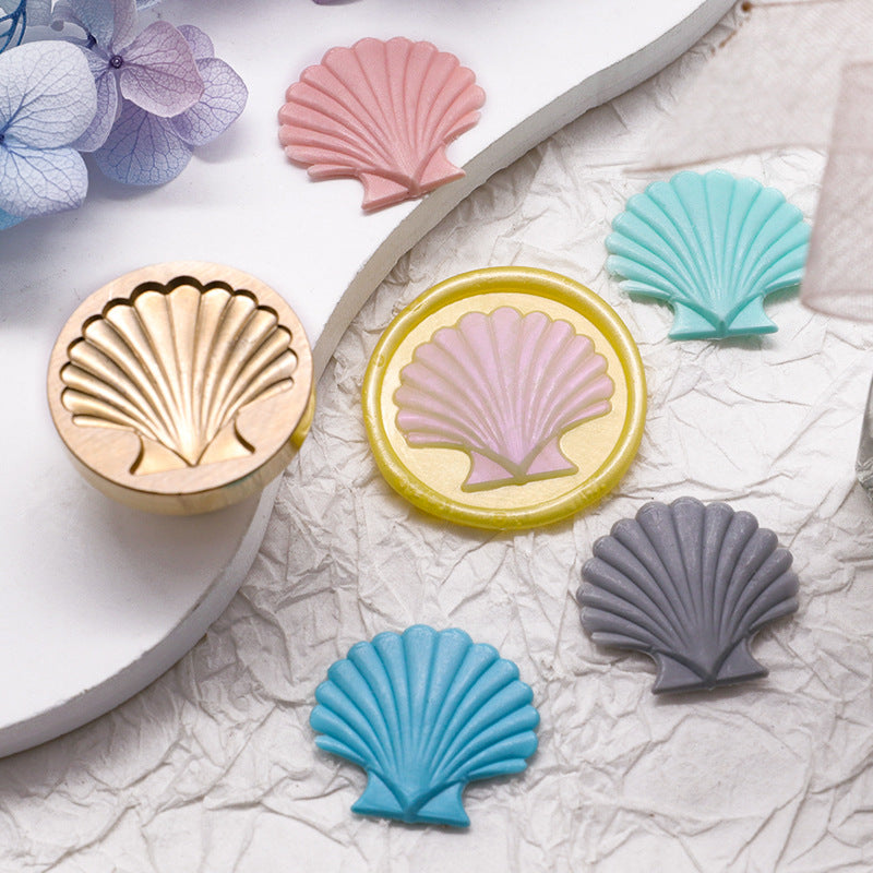 Ocean Shell Style Stamps 3D