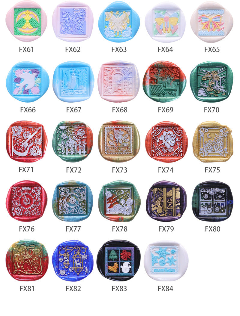 New Pretty Square Stamps