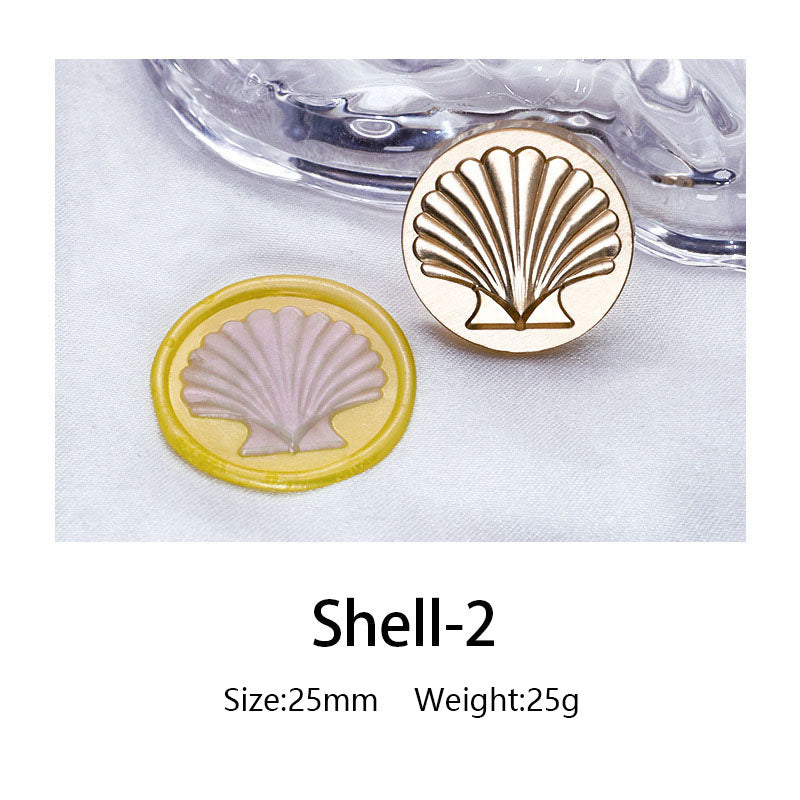 Ocean Shell Style Stamps 3D