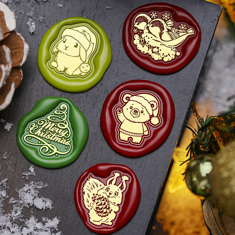 Christmas Stamp Irregular Shape 3D