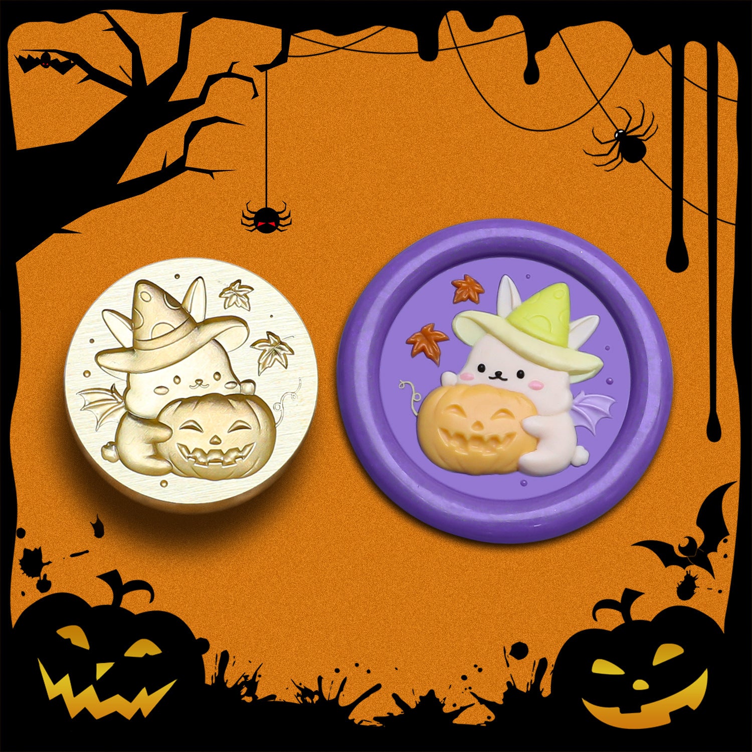 Halloween Style Stamps for Wax Seal 3D