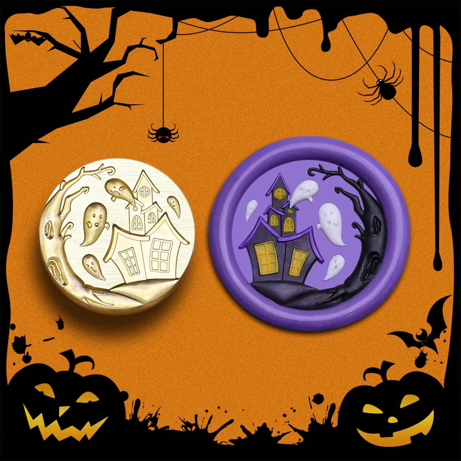 Halloween Style Stamps for Wax Seal 3D