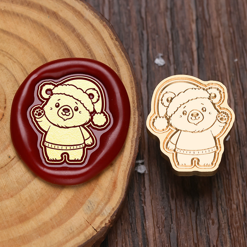 Christmas Stamp Irregular Shape 3D