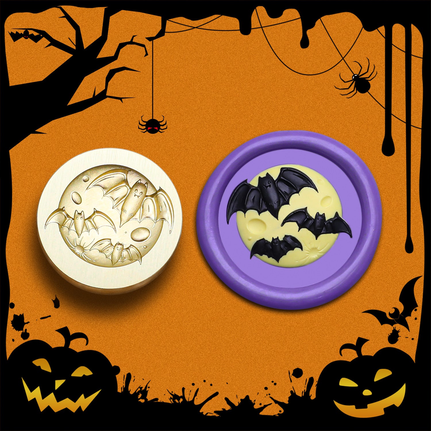 Halloween Style Stamps for Wax Seal 3D