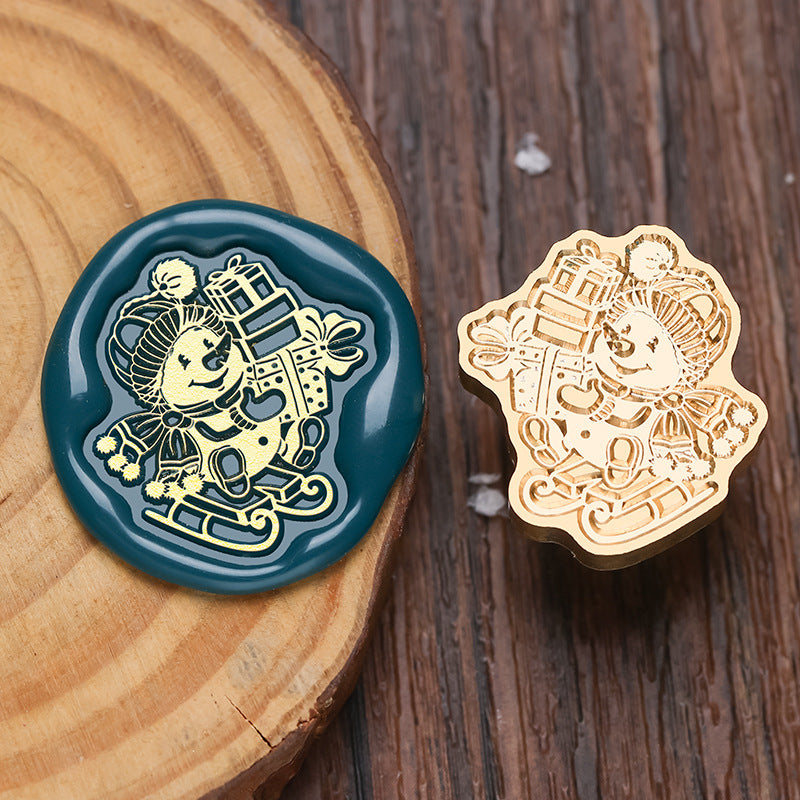 Christmas Stamp Irregular Shape 3D