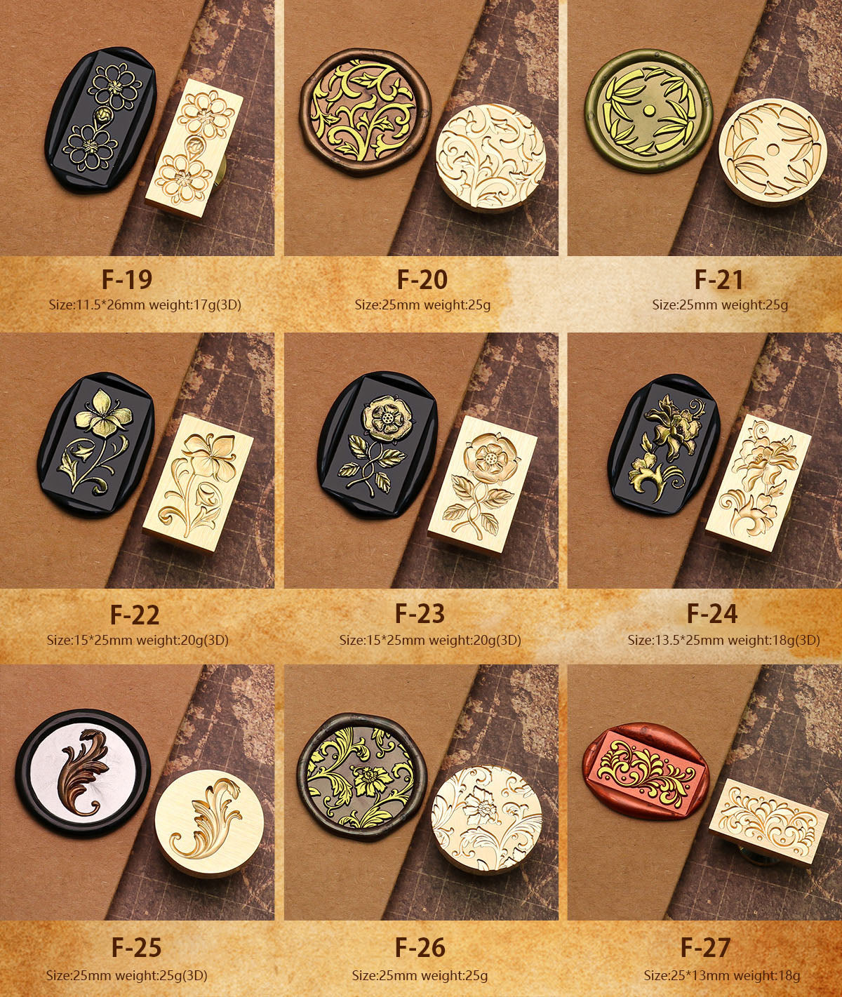 Flower Style Stamps