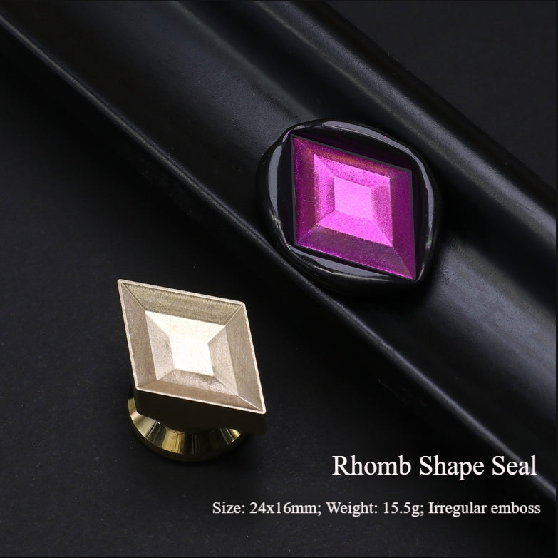 3D Diamond Shape Stamp Seal