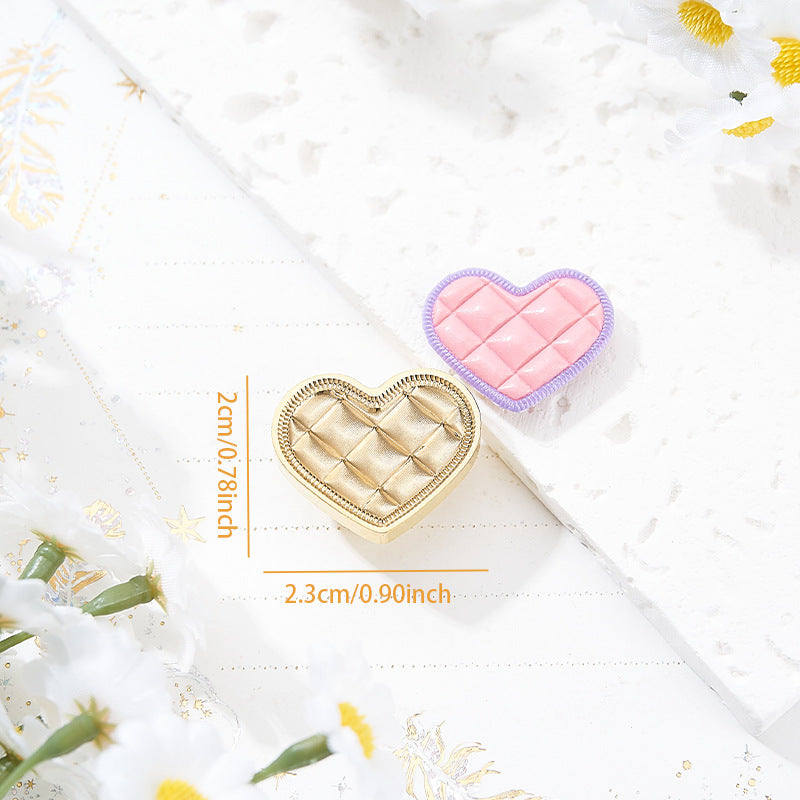 3D Heart Stamp Beautiful Seal