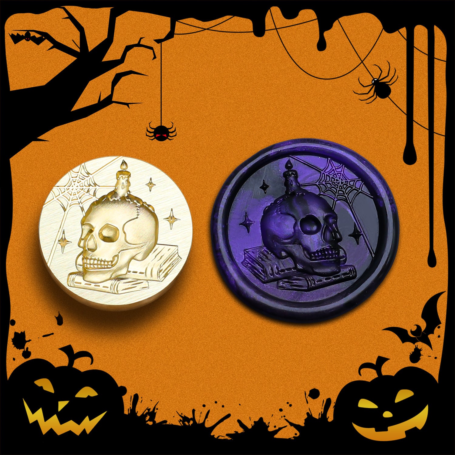 Halloween Style Stamps for Wax Seal 3D