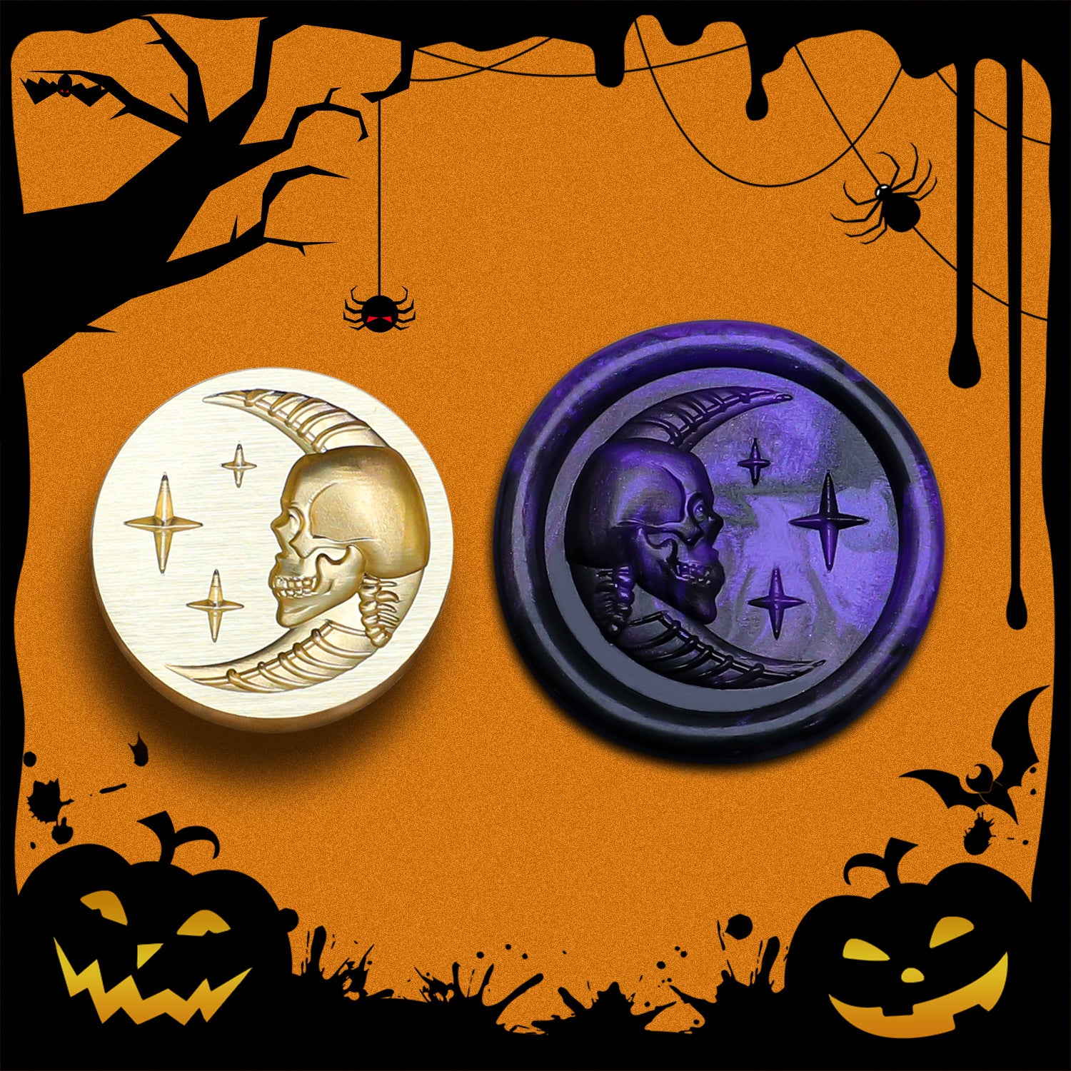 Halloween Style Stamps for Wax Seal 3D