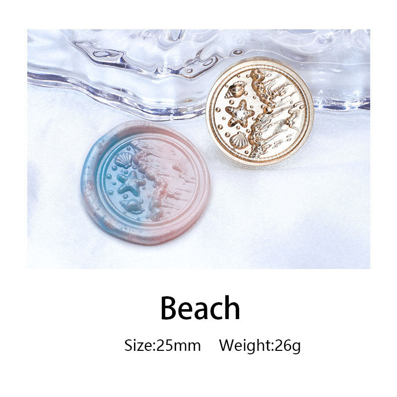 Ocean Shell Style Stamps 3D