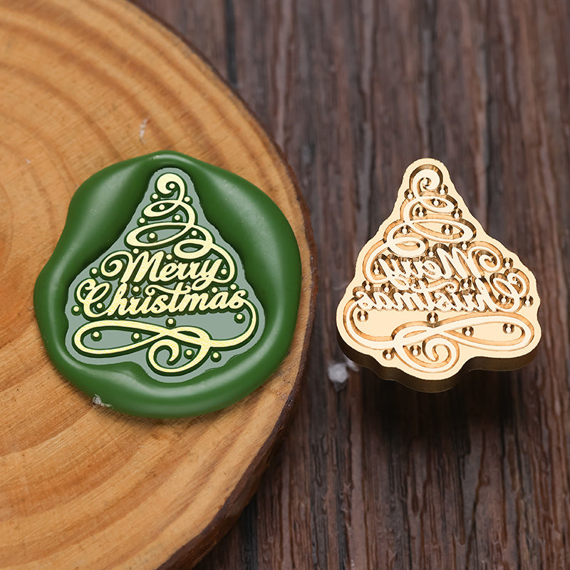 Christmas Stamp Irregular Shape 3D