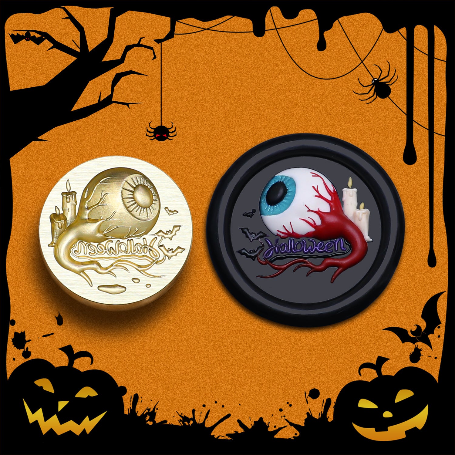Halloween Style Stamps for Wax Seal 3D