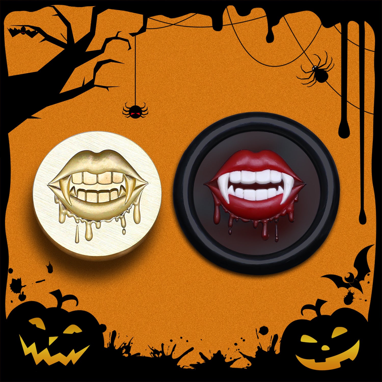 Halloween Style Stamps for Wax Seal 3D