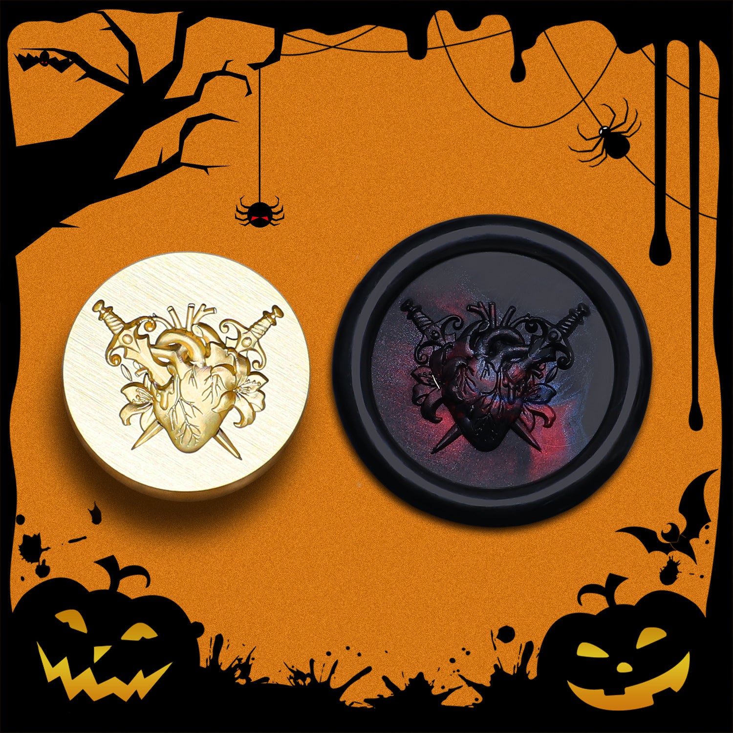 Halloween Style Stamps for Wax Seal 3D
