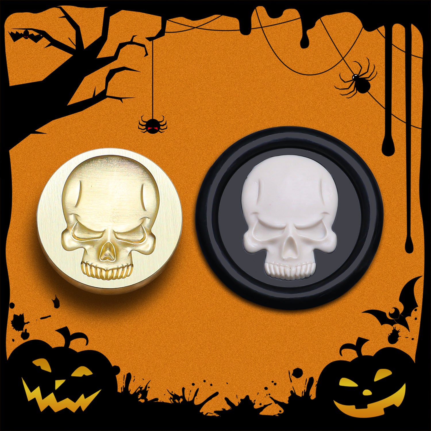 Halloween Style Stamps for Wax Seal 3D