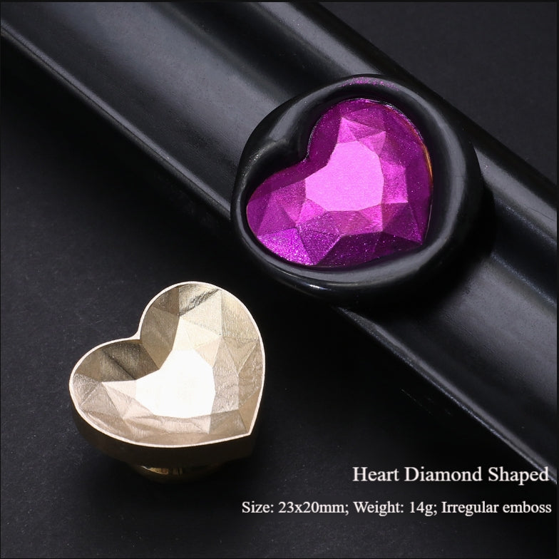 3D Diamond Shape Stamp Seal
