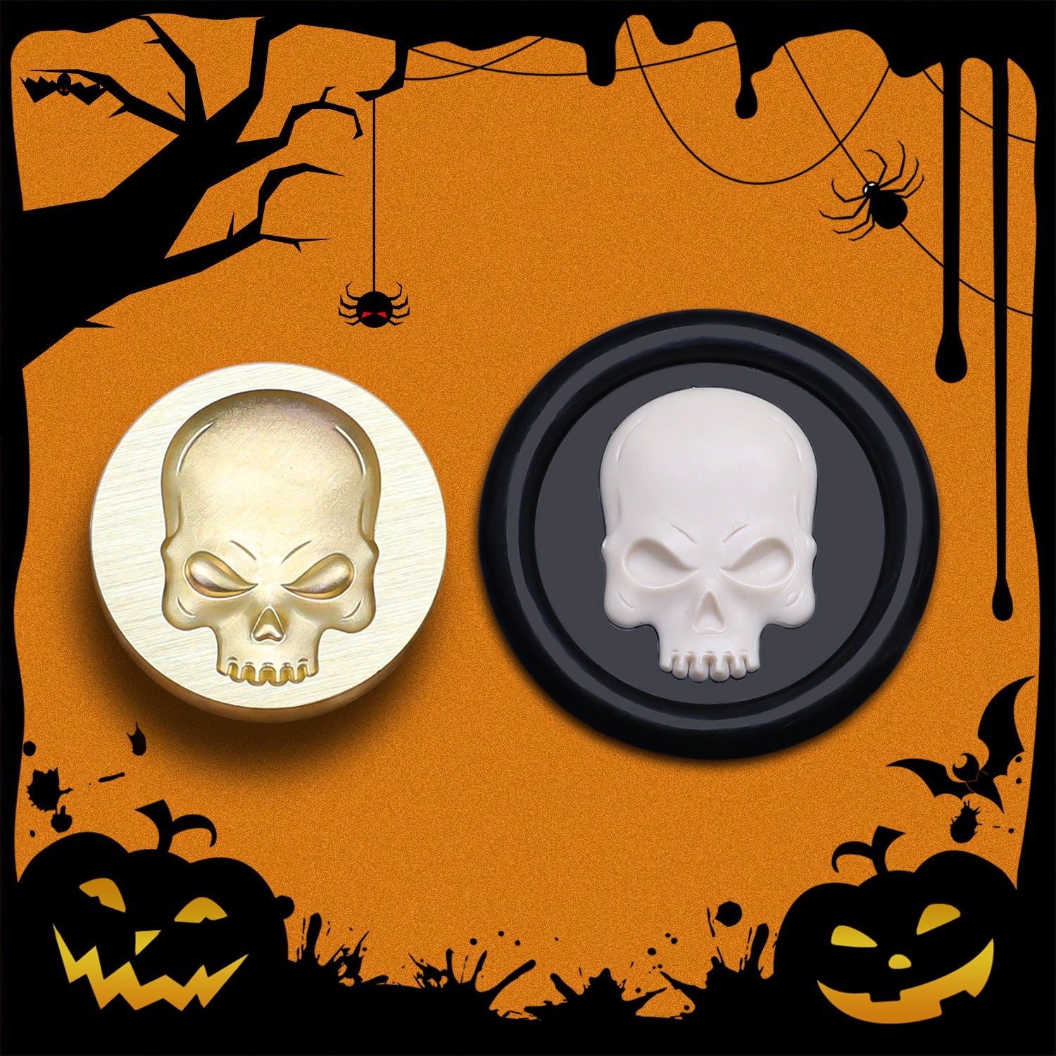 Halloween Style Stamps for Wax Seal 3D