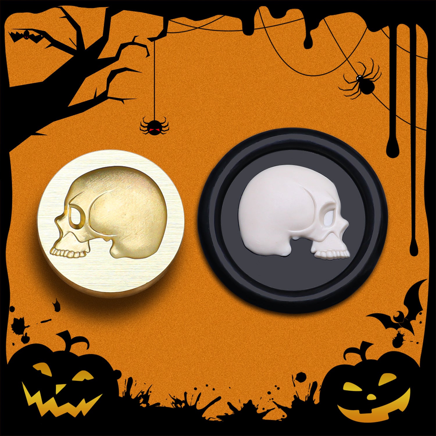 Halloween Style Stamps for Wax Seal 3D