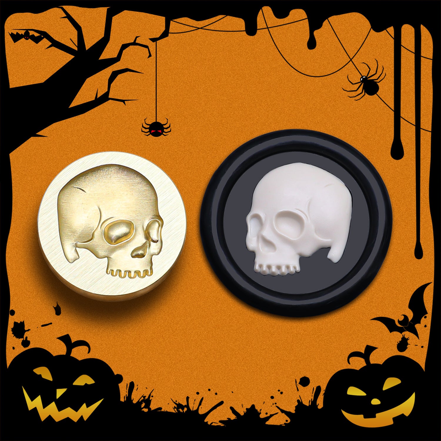 Halloween Style Stamps for Wax Seal 3D