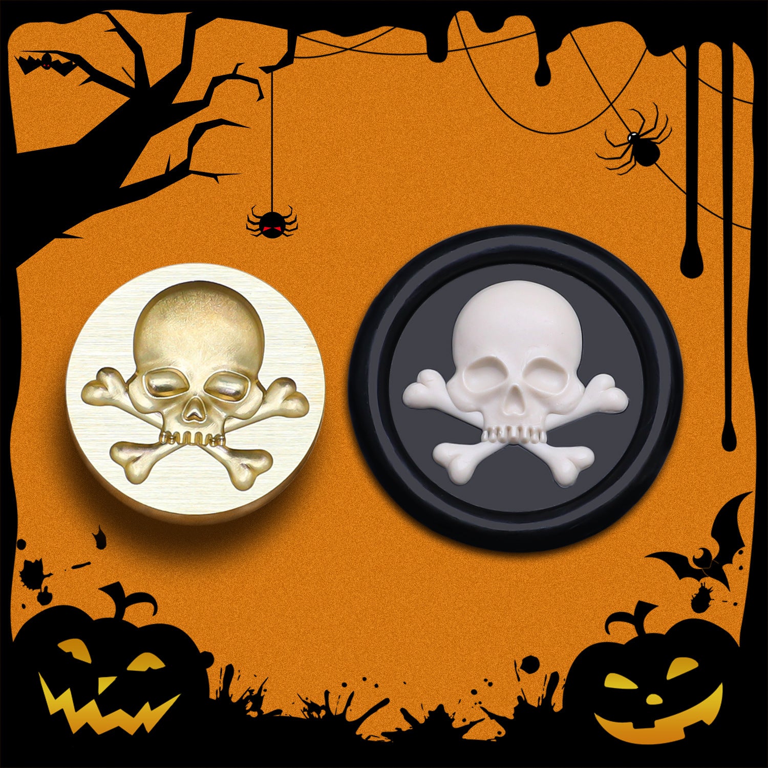Halloween Style Stamps for Wax Seal 3D