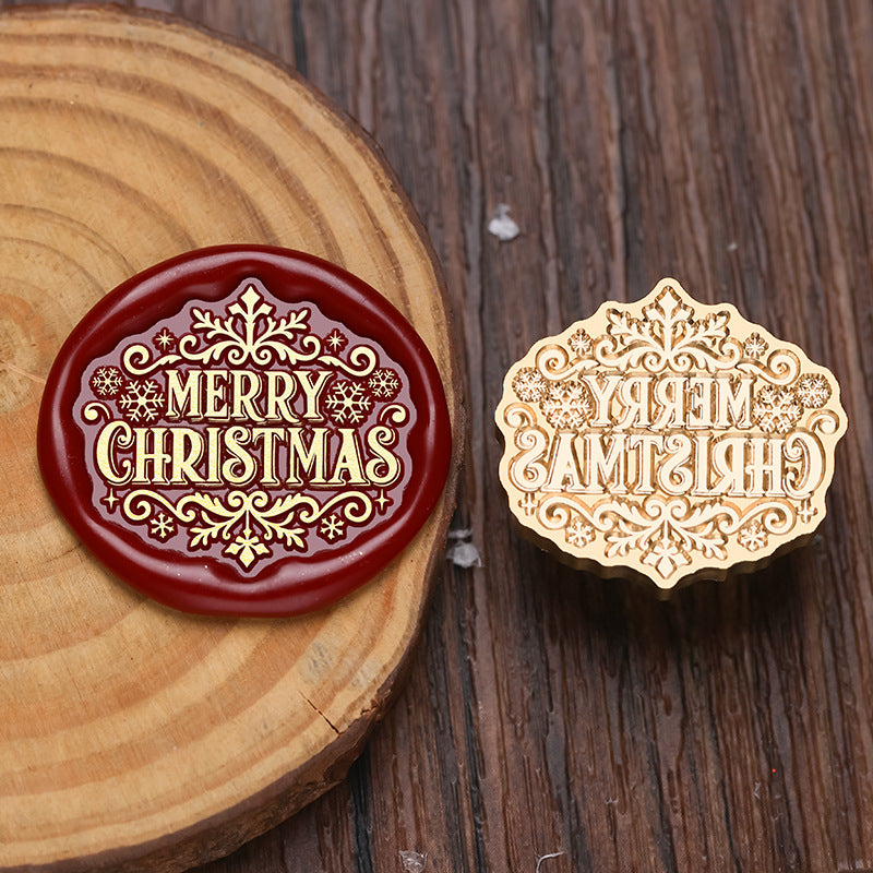 Christmas Stamp Irregular Shape 3D