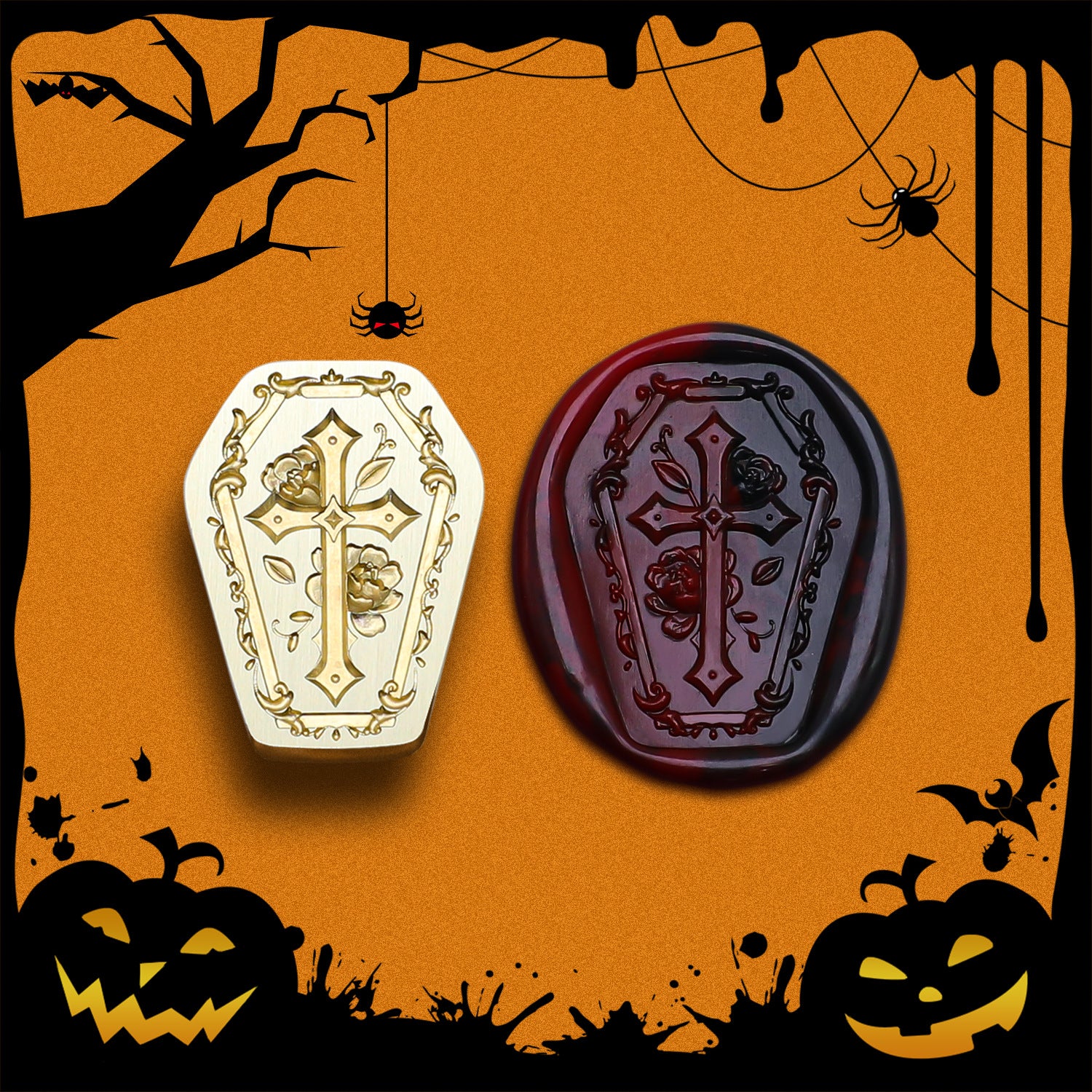 Halloween Style Stamps for Wax Seal 3D