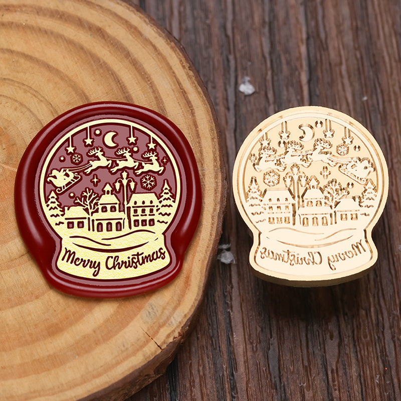 Christmas Stamp Irregular Shape 3D