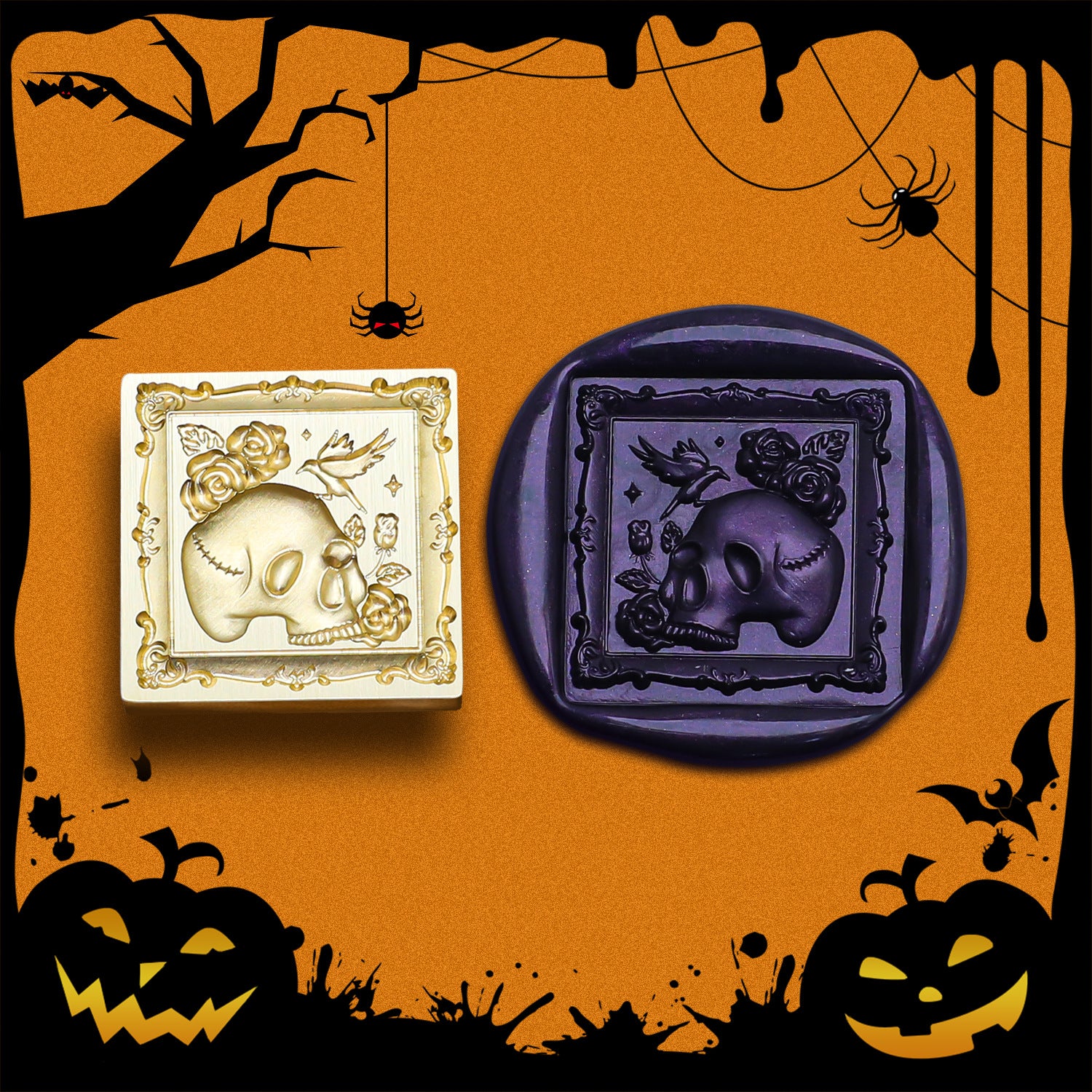 Halloween Style Stamps for Wax Seal 3D