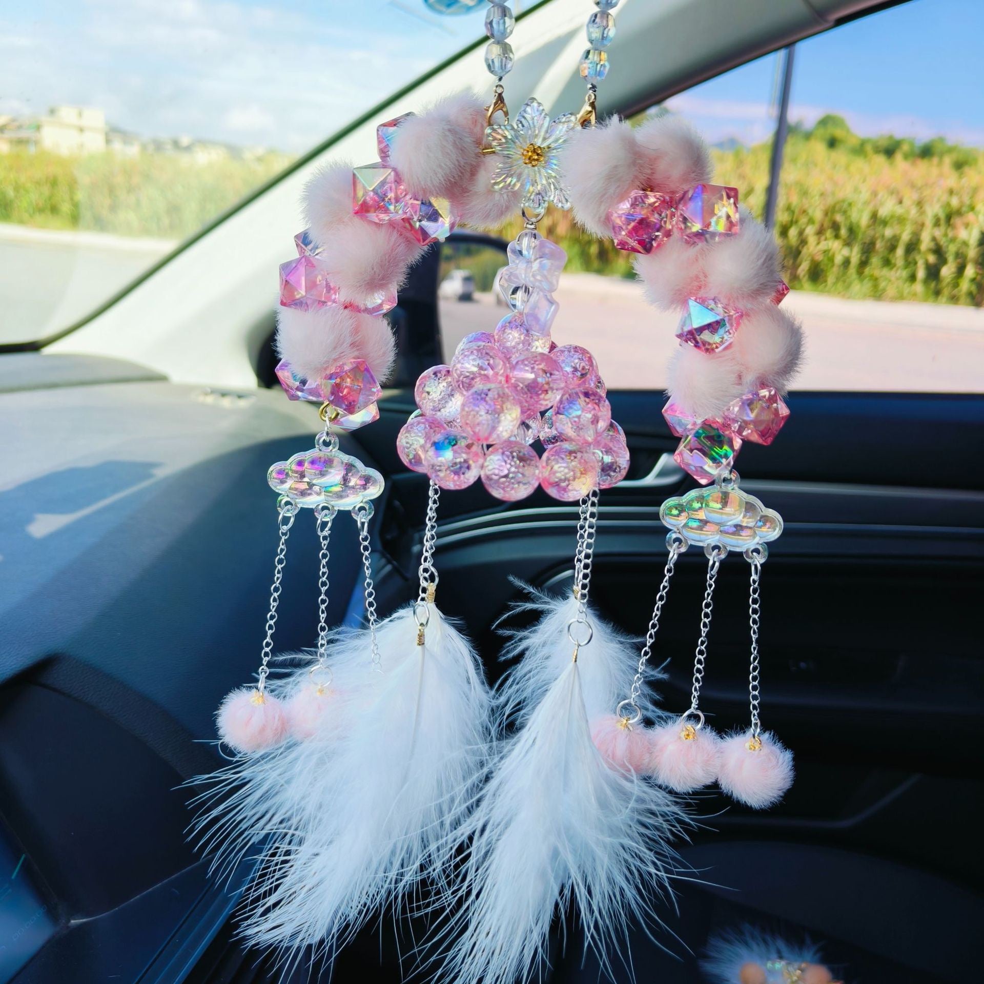 Car Chain Lucky Bag-Open in Live-Home Decoration