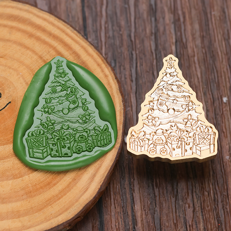Christmas Stamp Irregular Shape 3D