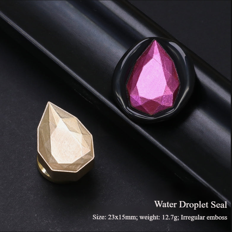 3D Diamond Shape Stamp Seal