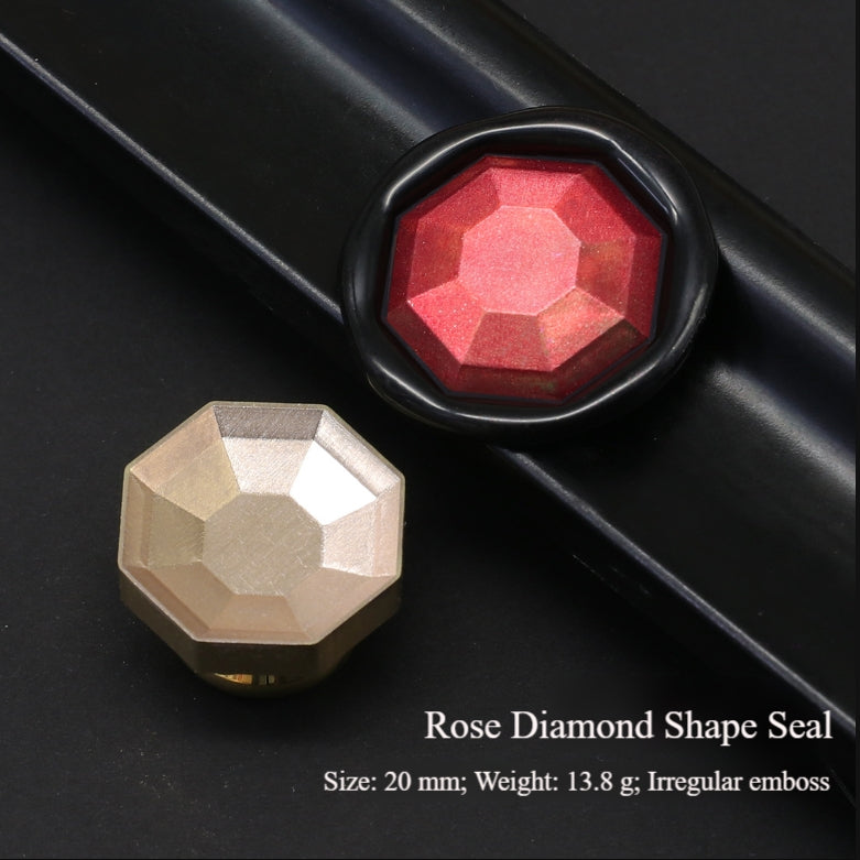 3D Diamond Shape Stamp Seal