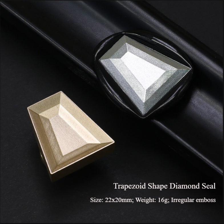 3D Diamond Shape Stamp Seal