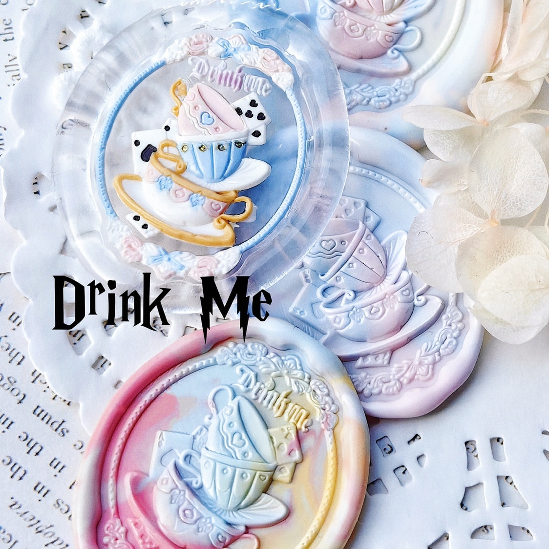 Alice in Wonderland 3D Stamps