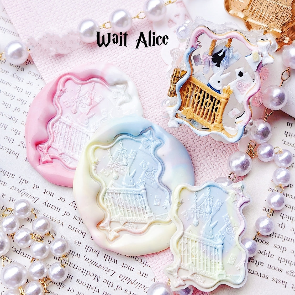 Alice in Wonderland 3D Stamps
