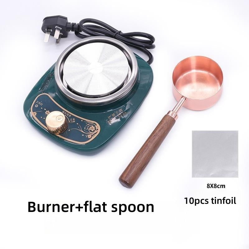 Big Electric Burner with Big Spoon