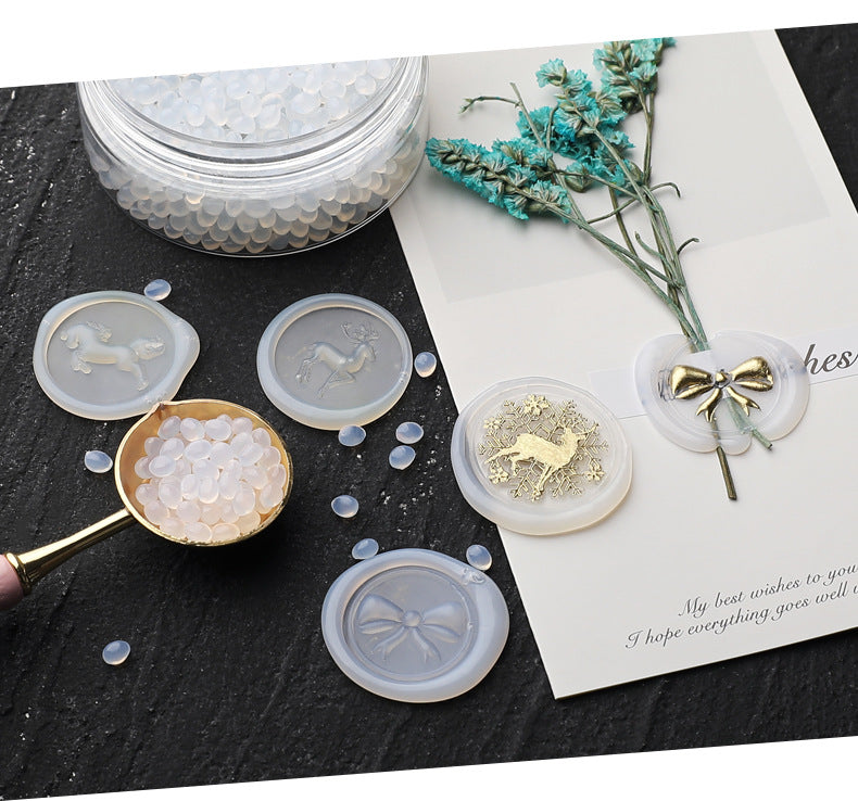 Transparent Sealing Wax Beads Clear Color