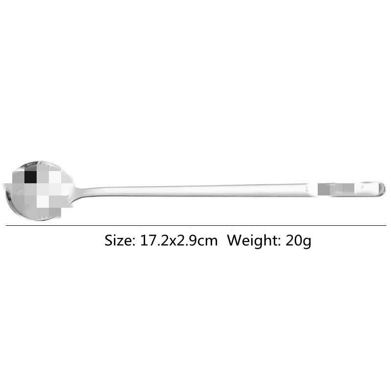 Spoon Stainless Steel Material Coffee Dessert Spoon as Live Streaming Show