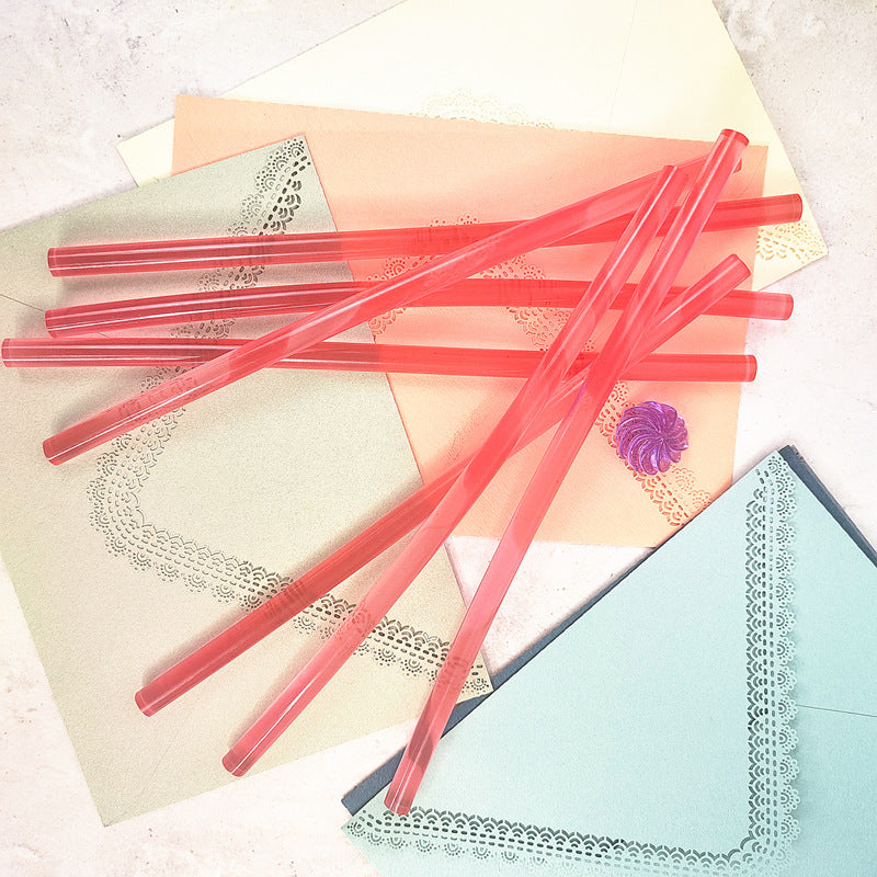 Clean Color Wax Glue Gun Sealing Wax Sticks for Wax Seal Stamp, Great for Wedding Invitations, Cards, Envelopes, Gift Wrapping