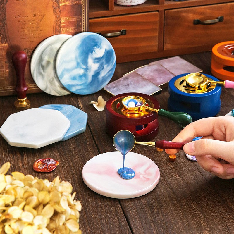 Demoulding Pad Coasters Mat for Making Sealing Wax Patterns Ceramic