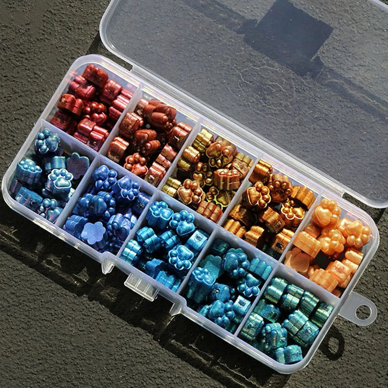 Sparkle Glitter Cat Paw Shape Wax