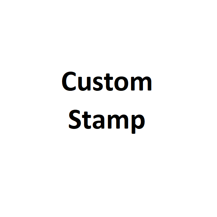 Customs Stamp Round Shape 2.5-3CM