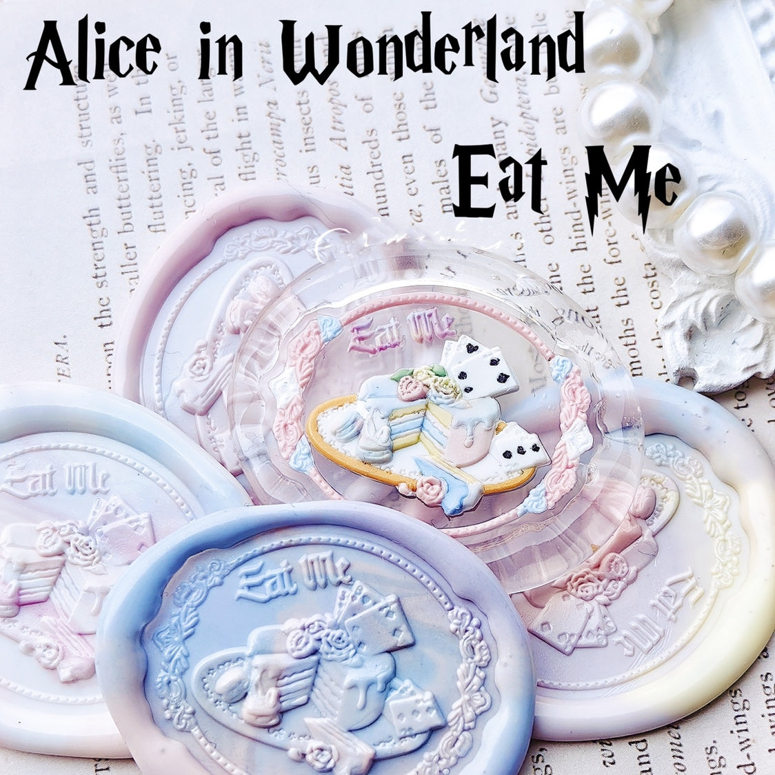 Alice in Wonderland 3D Stamps